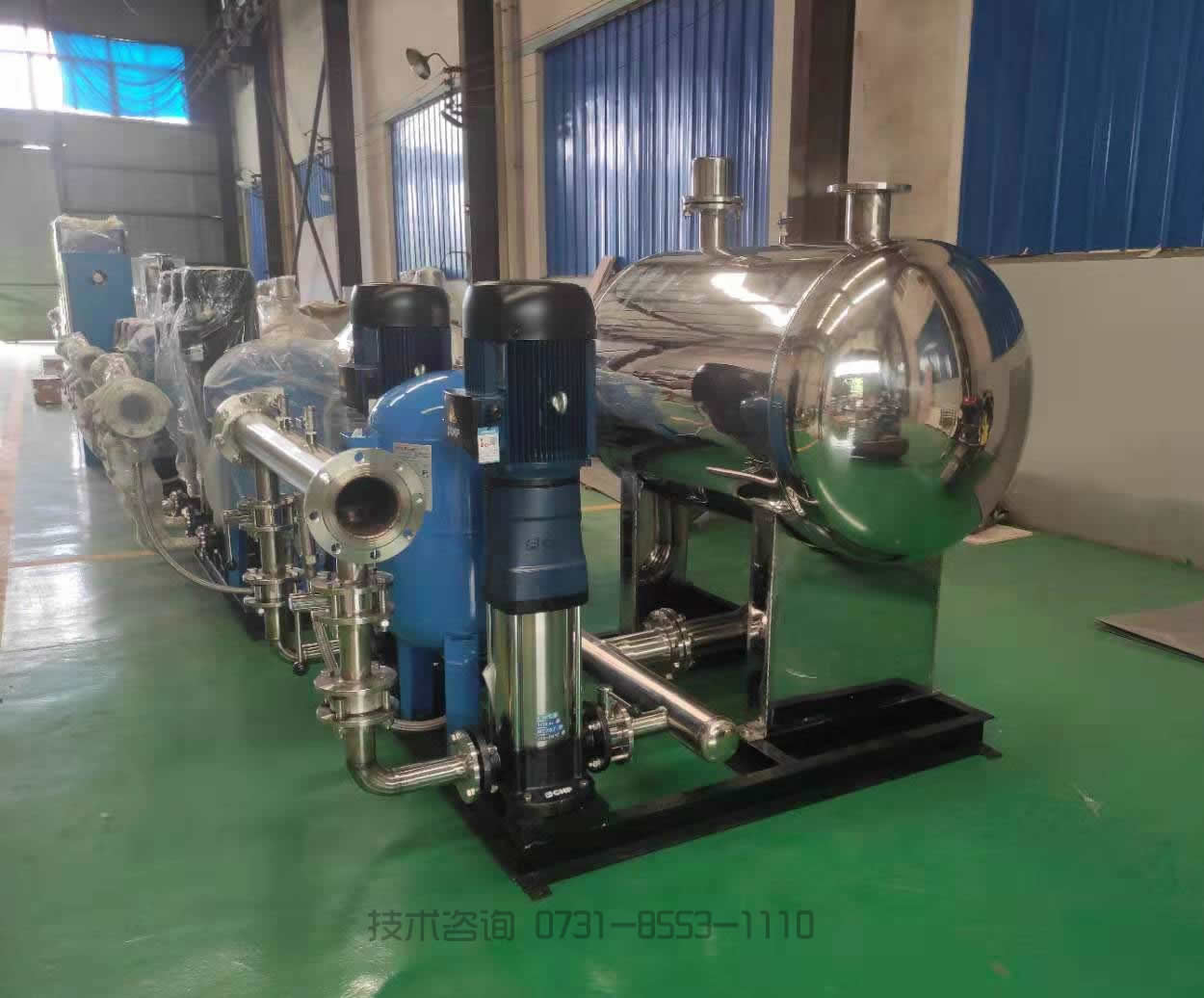 不銹鋼無負壓供水設(shè)備生產(chǎn)工藝流程